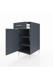 Kronos Komodin 2 Raflı Tek Çekmeceli Tek Kapaklı 44x59x96 - S75M042V5C