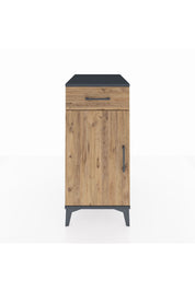 Kronos Komodin 2 Raflı Tek Çekmeceli Tek Kapaklı 44x59x96 - S75M042V6C