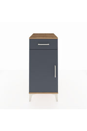 Kronos Komodin 2 Raflı Tek Çekmeceli Tek Kapaklı 44x59x96 - S75M042V8C