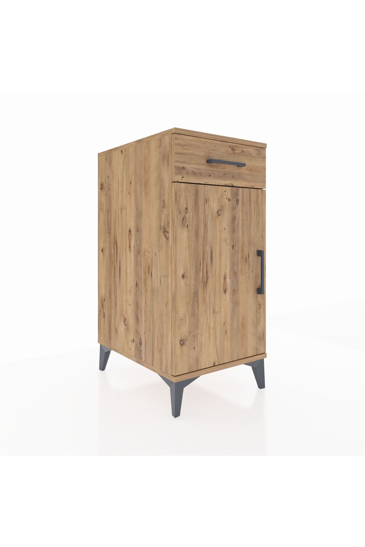 Kronos Komodin 2 Raflı Tek Çekmeceli Tek Kapaklı 44x59x96 - S75M042V9C