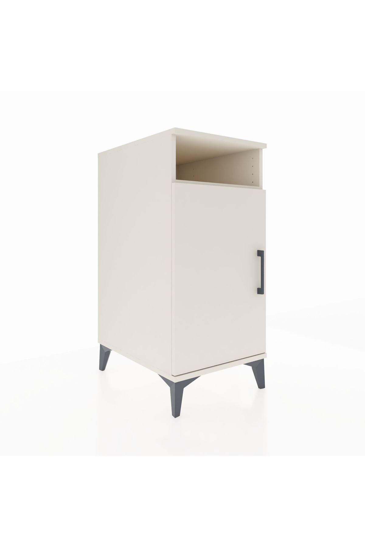 Kronos Komodin 3 Raflı Tek Kapaklı 44x59x96 - S75M043V1C