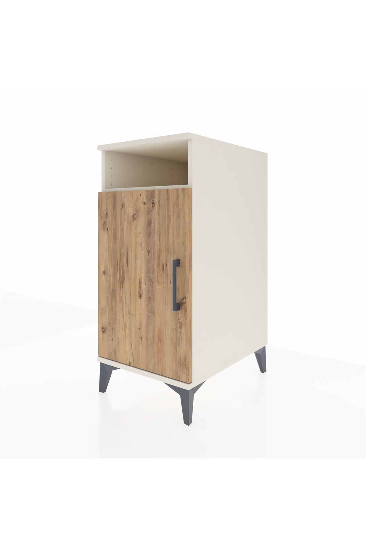 Kronos Komodin 3 Raflı Tek Kapaklı 44x59x96 - S75M043V3C