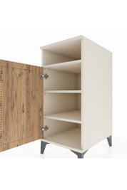Kronos Komodin 3 Raflı Tek Kapaklı 44x59x96 - S75M043V3C