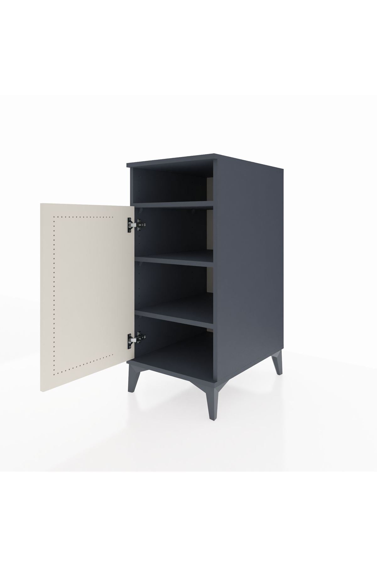 Kronos Komodin 3 Raflı Tek Kapaklı 44x59x96 - S75M043V4C