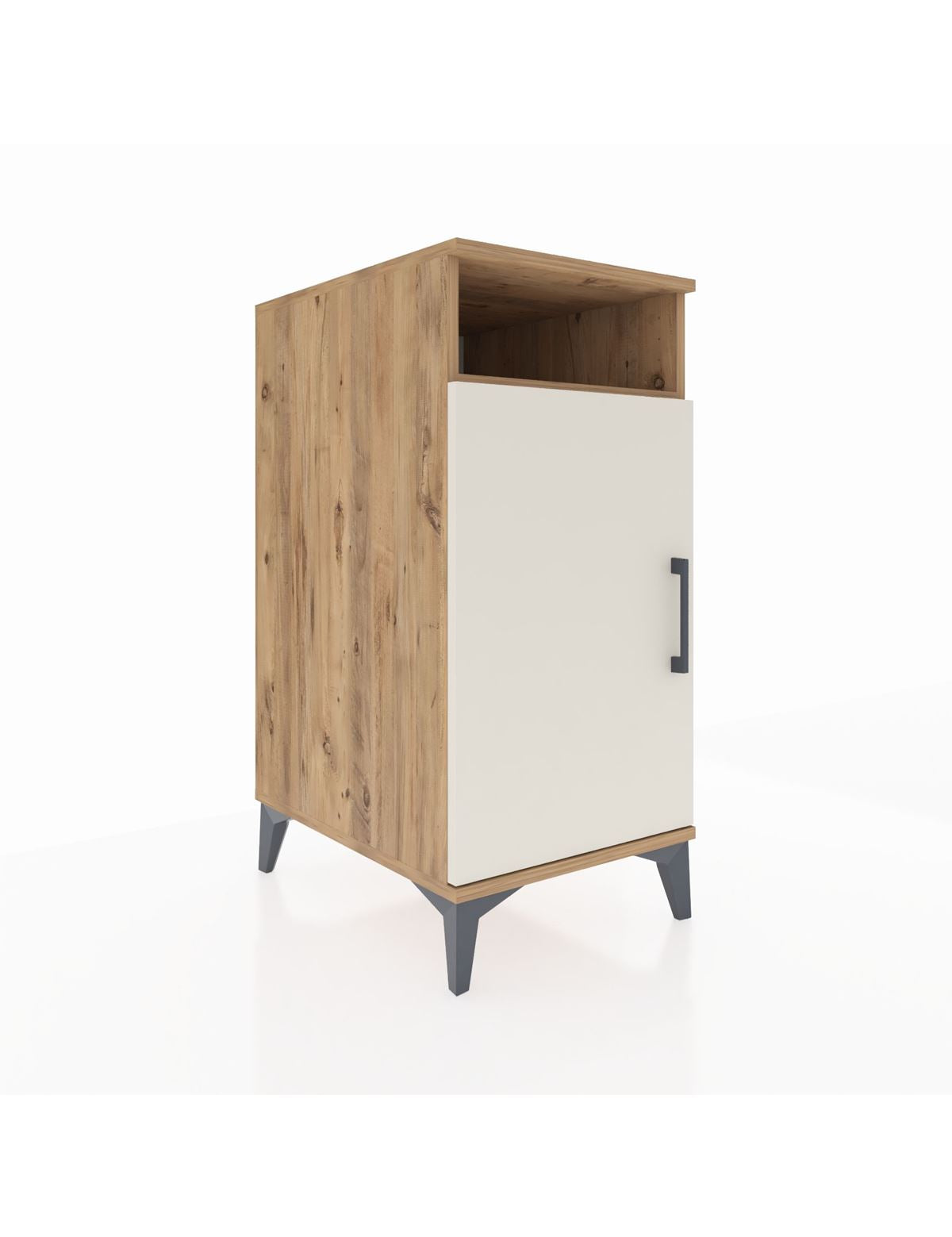 Kronos Komodin 3 Raflı Tek Kapaklı 44x59x96 - S75M043V7C