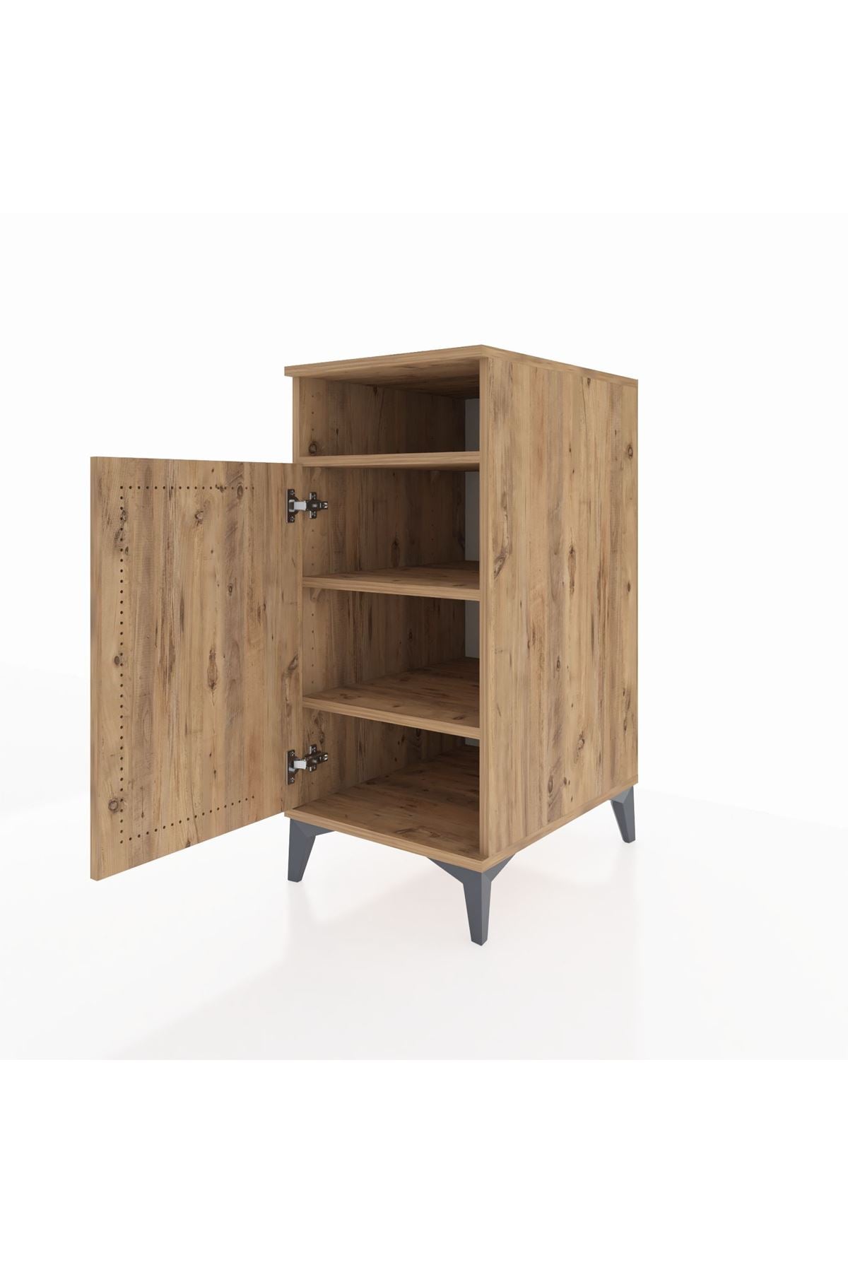 Kronos Komodin 3 Raflı Tek Kapaklı 44x59x96 - S75M043V9C