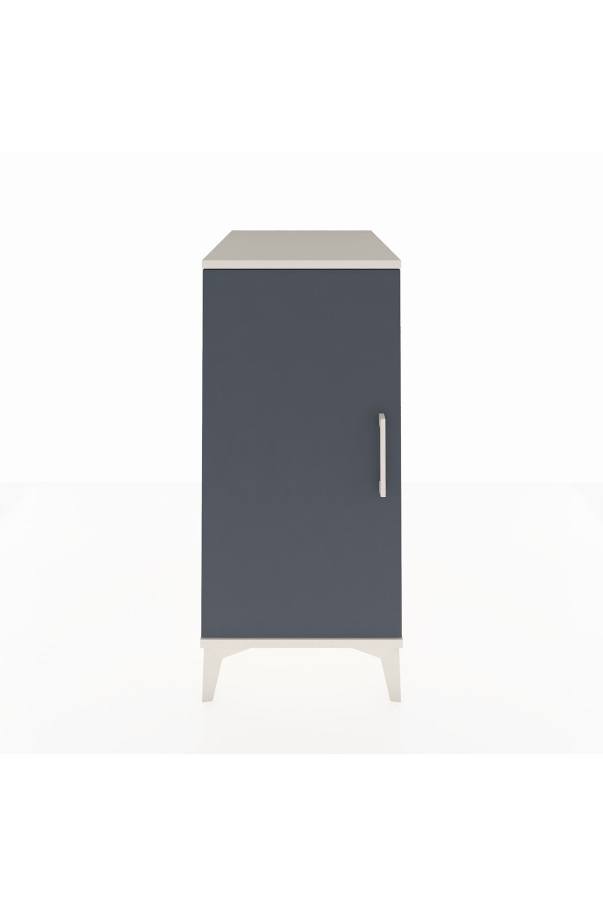 Kronos Komodin 2 Raflı Tek Kapaklı 44x59x96 - S75M044V2C