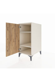 Kronos Komodin 2 Raflı Tek Kapaklı 44x59x96 - S75M044V3C