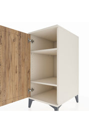 Kronos Komodin 2 Raflı Tek Kapaklı 44x59x96 - S75M044V3C