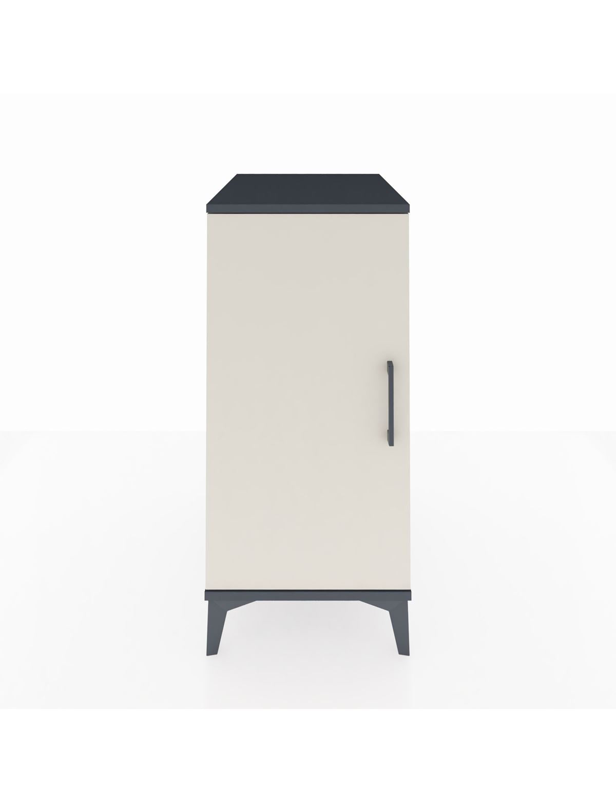 Kronos Komodin 2 Raflı Tek Kapaklı 44x59x96 - S75M044V4C