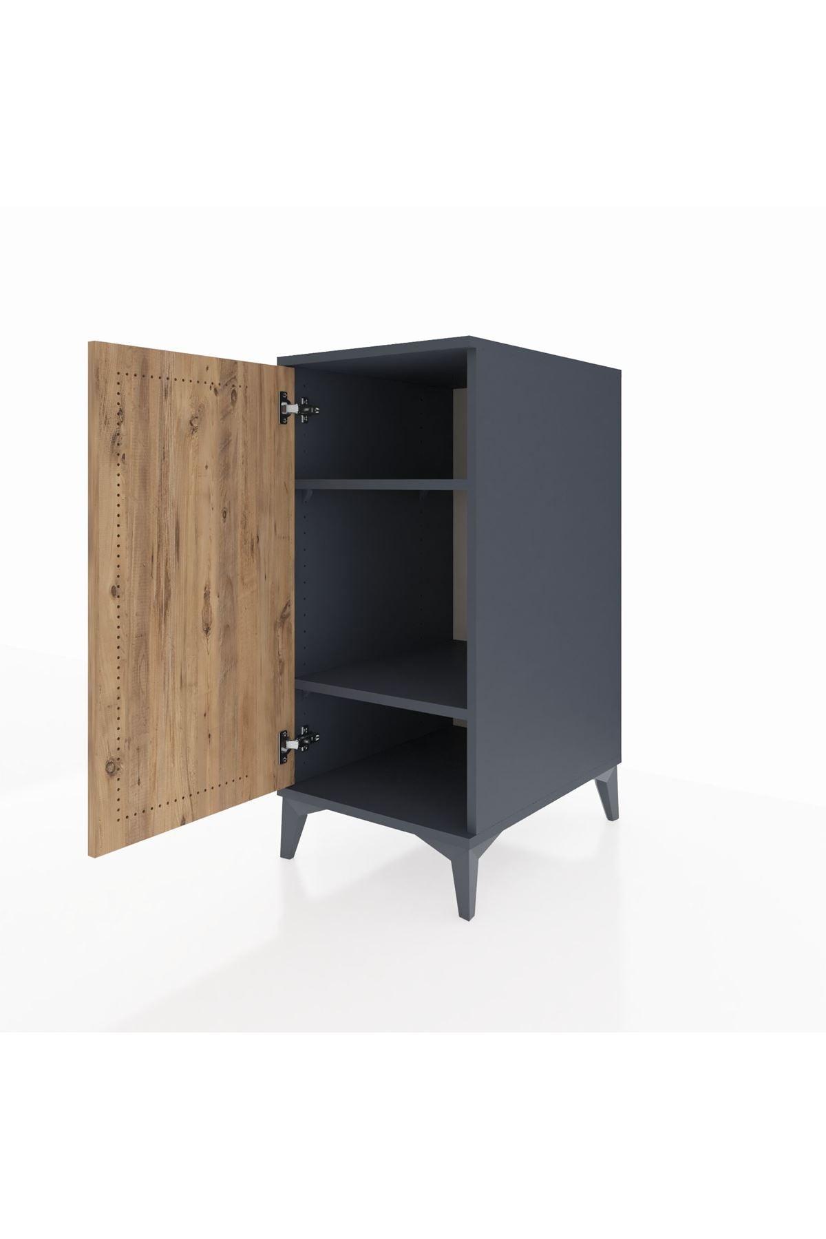 Kronos Komodin 2 Raflı Tek Kapaklı 44x59x96 - S75M044V6C