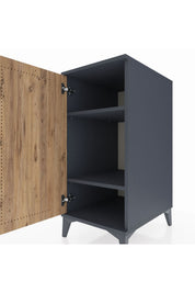 Kronos Komodin 2 Raflı Tek Kapaklı 44x59x96 - S75M044V6C
