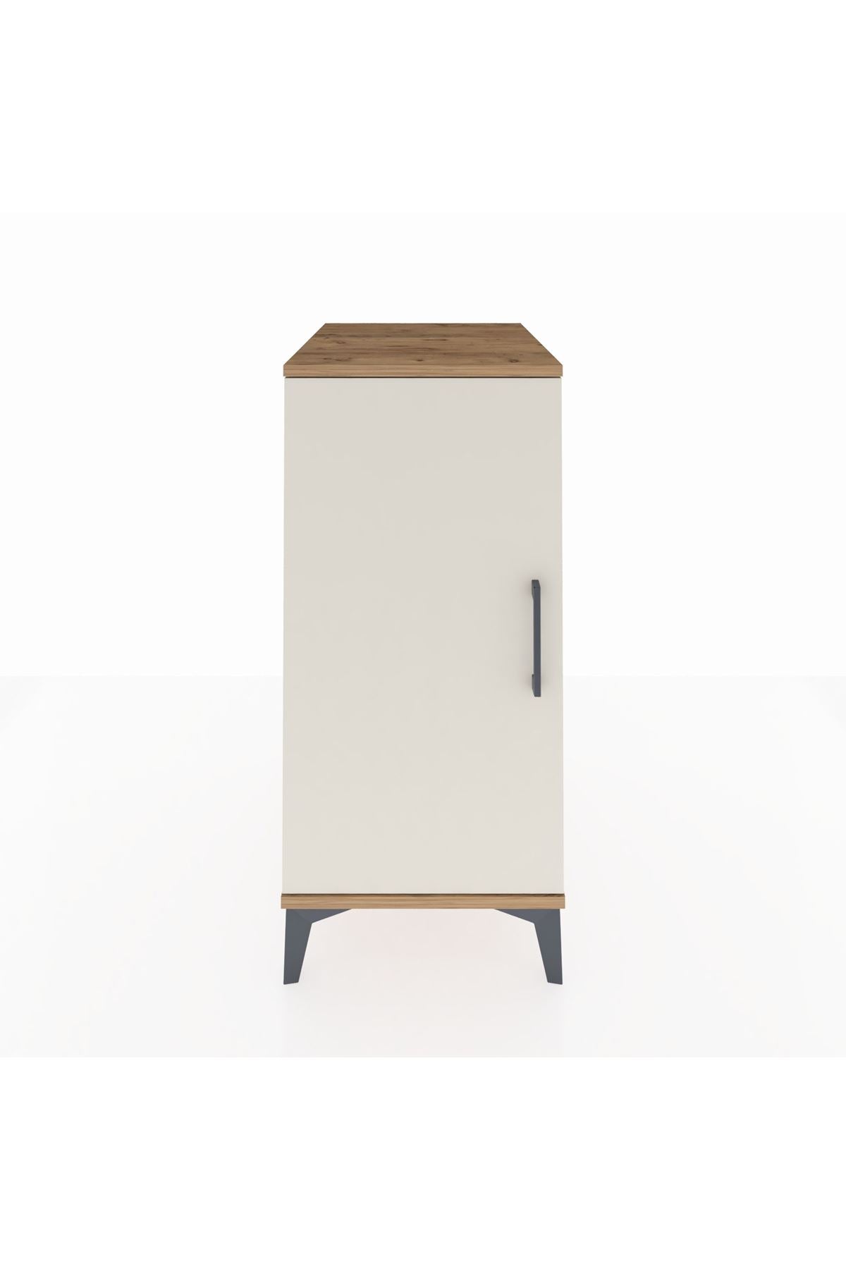 Kronos Komodin 2 Raflı Tek Kapaklı 44x59x96 - S75M044V7C