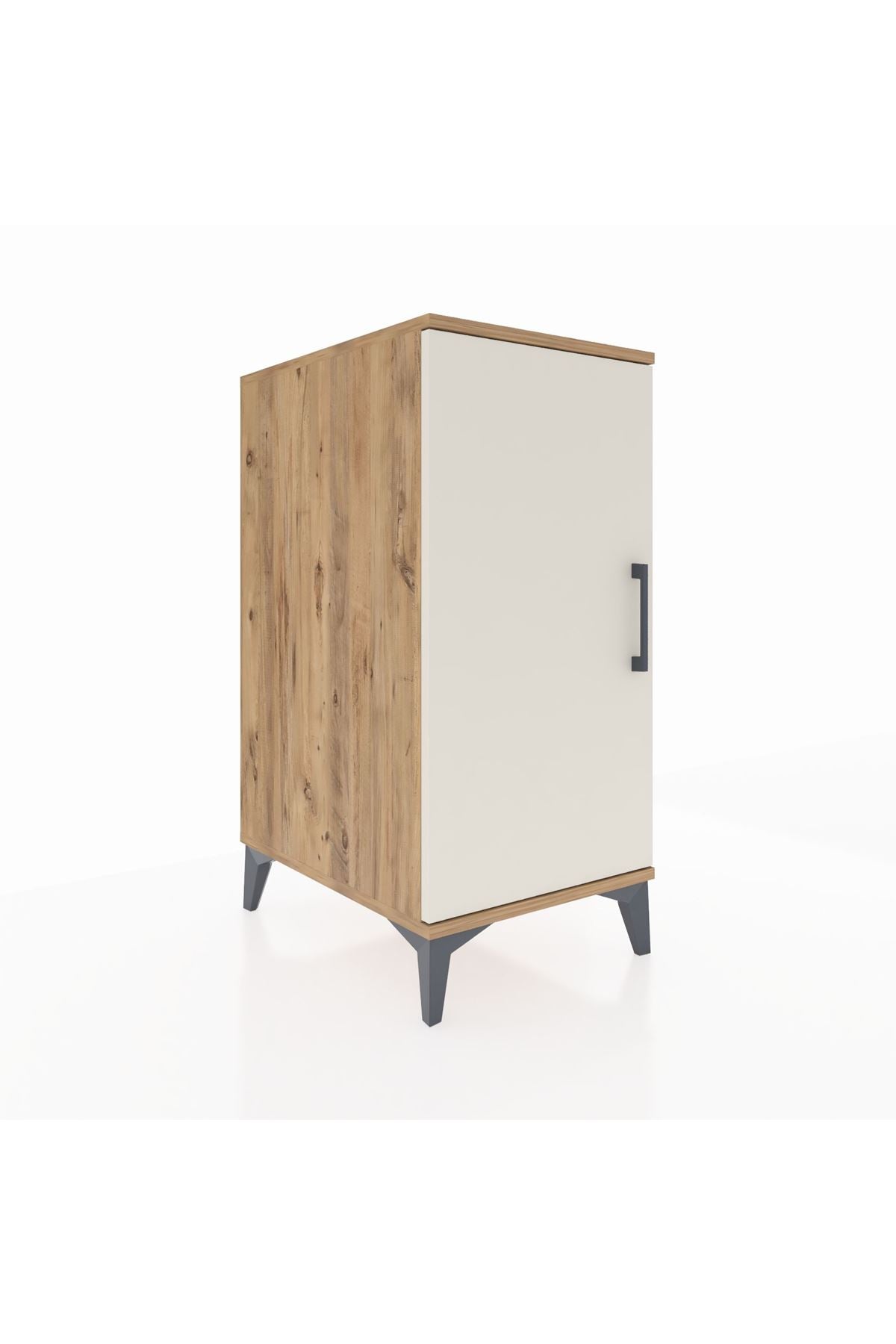 Kronos Komodin 2 Raflı Tek Kapaklı 44x59x96 - S75M044V7C