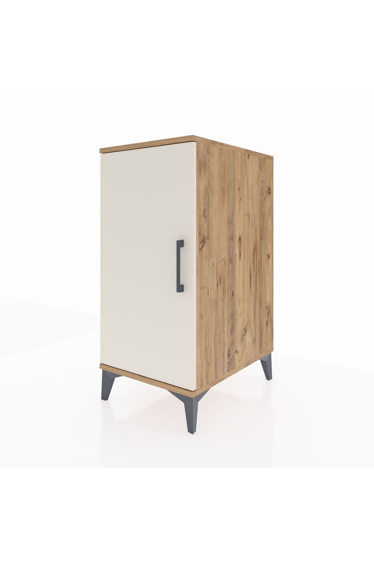 Kronos Komodin 2 Raflı Tek Kapaklı 44x59x96 - S75M044V7C