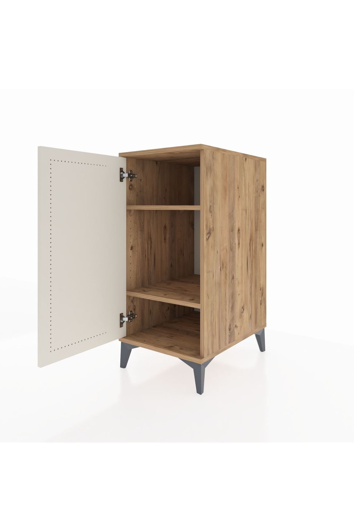 Kronos Komodin 2 Raflı Tek Kapaklı 44x59x96 - S75M044V7C