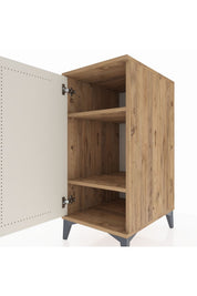 Kronos Komodin 2 Raflı Tek Kapaklı 44x59x96 - S75M044V7C