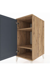 Kronos Komodin 2 Raflı Tek Kapaklı 44x59x96 - S75M044V8C