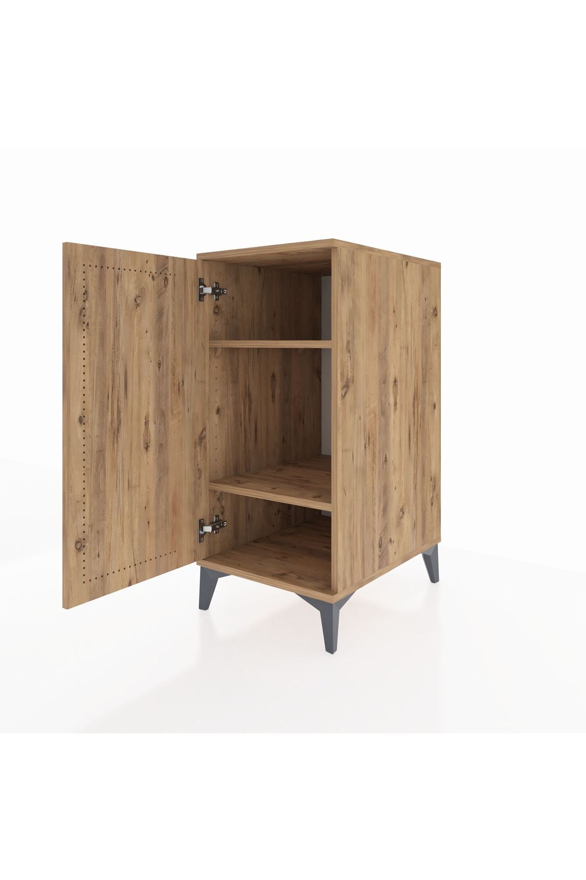 Kronos Komodin 2 Raflı Tek Kapaklı 44x59x96 - S75M044V9C