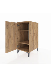 Kronos Komodin 2 Raflı Tek Kapaklı 44x59x96 - S75M044V9C