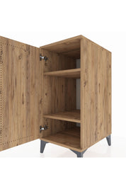 Kronos Komodin 2 Raflı Tek Kapaklı 44x59x96 - S75M044V9C