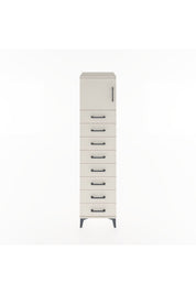 Hyperion Dolap Tek Raflı 8 Çekmeceli Tek Kapaklı 44x44x182 - S55M001V1B