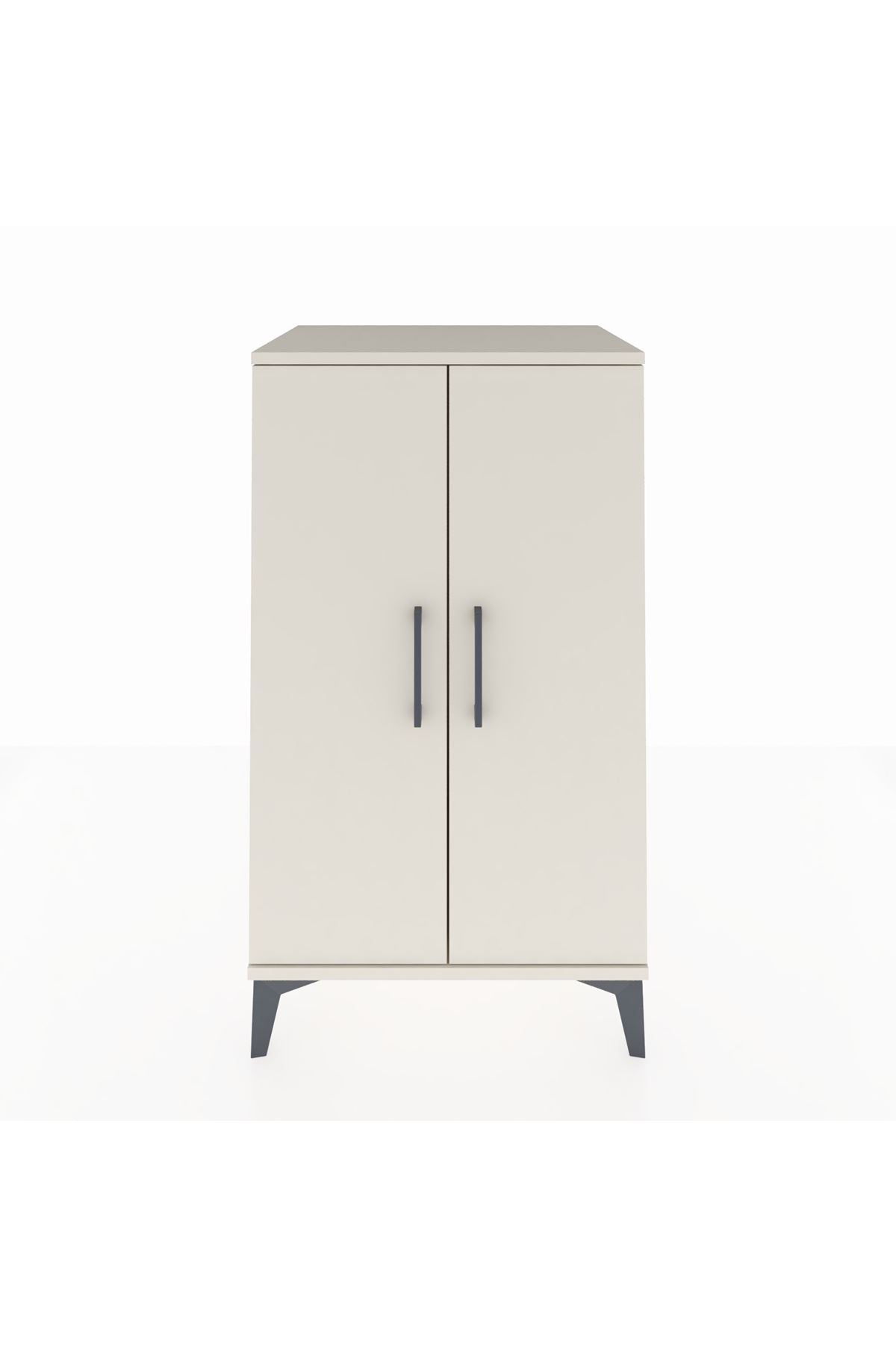 Hyperion Komodin Tek Raflı 2 Kapaklı 60x44x106 - S48M002V1B