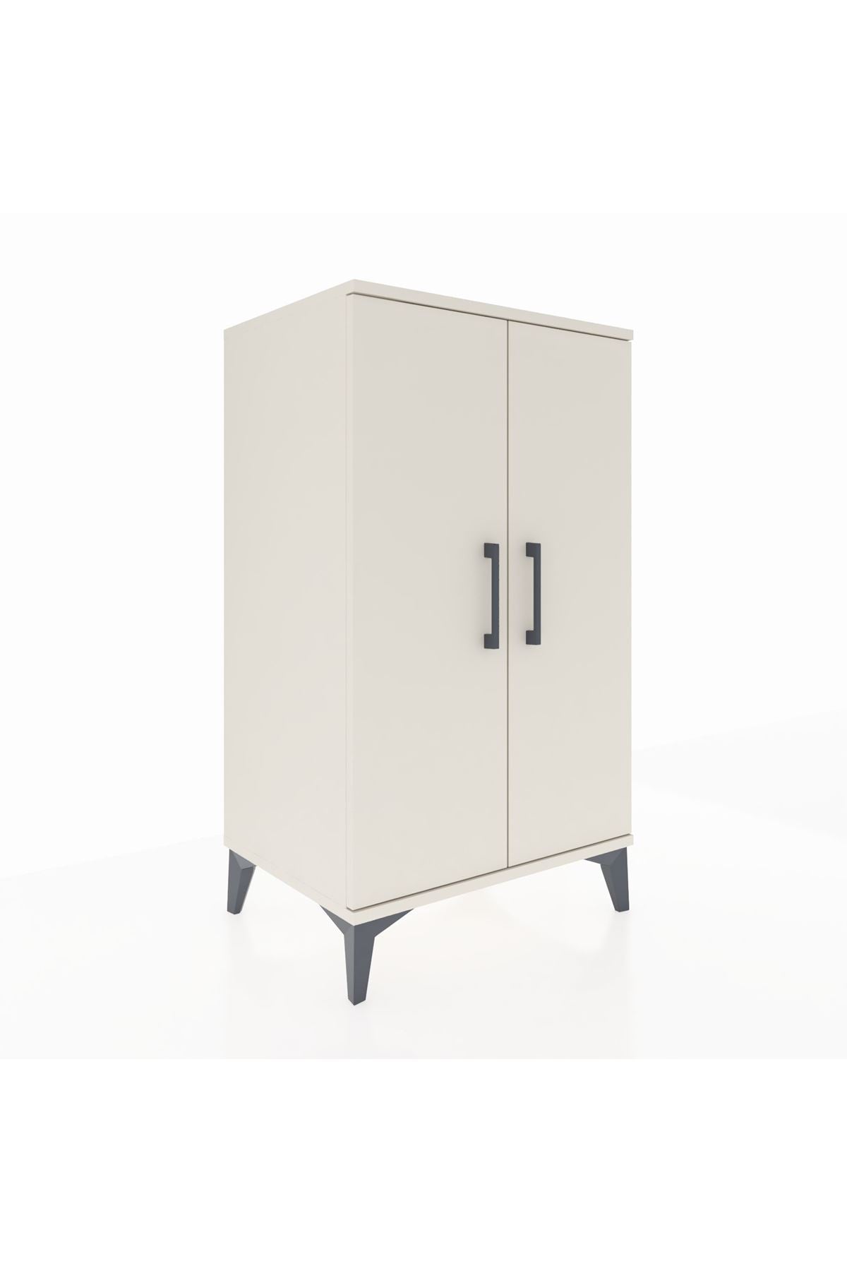 Hyperion Komodin Tek Raflı 2 Kapaklı 60x44x106 - S48M002V1B