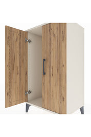 Hyperion Komodin Tek Raflı 2 Kapaklı 60x44x106 - S48M002V3B