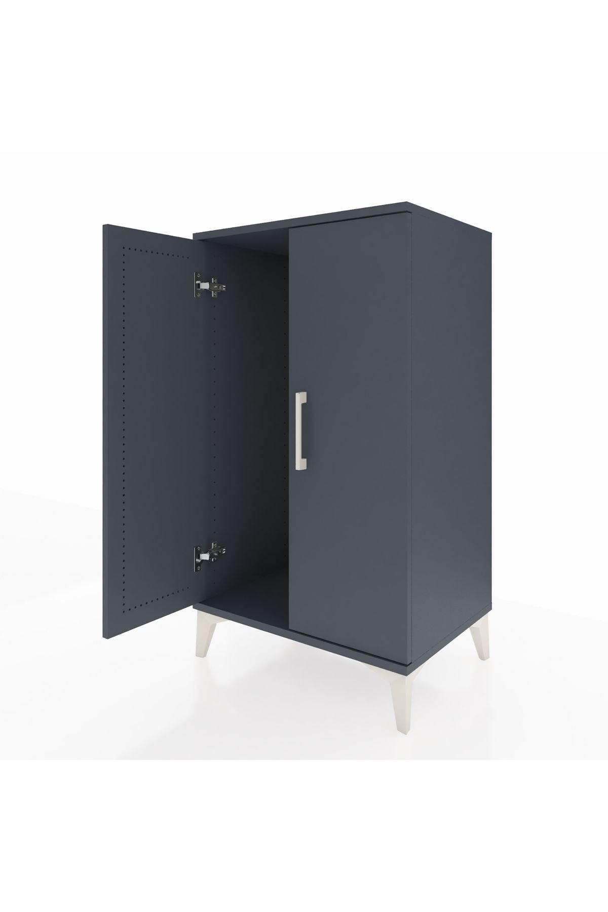 Hyperion Komodin Tek Raflı 2 Kapaklı 60x44x106 - S48M002V5B