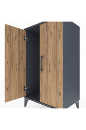 Hyperion Komodin Tek Raflı 2 Kapaklı 60x44x106 - S48M002V6B