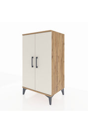 Hyperion Komodin Tek Raflı 2 Kapaklı 60x44x106 - S48M002V7B