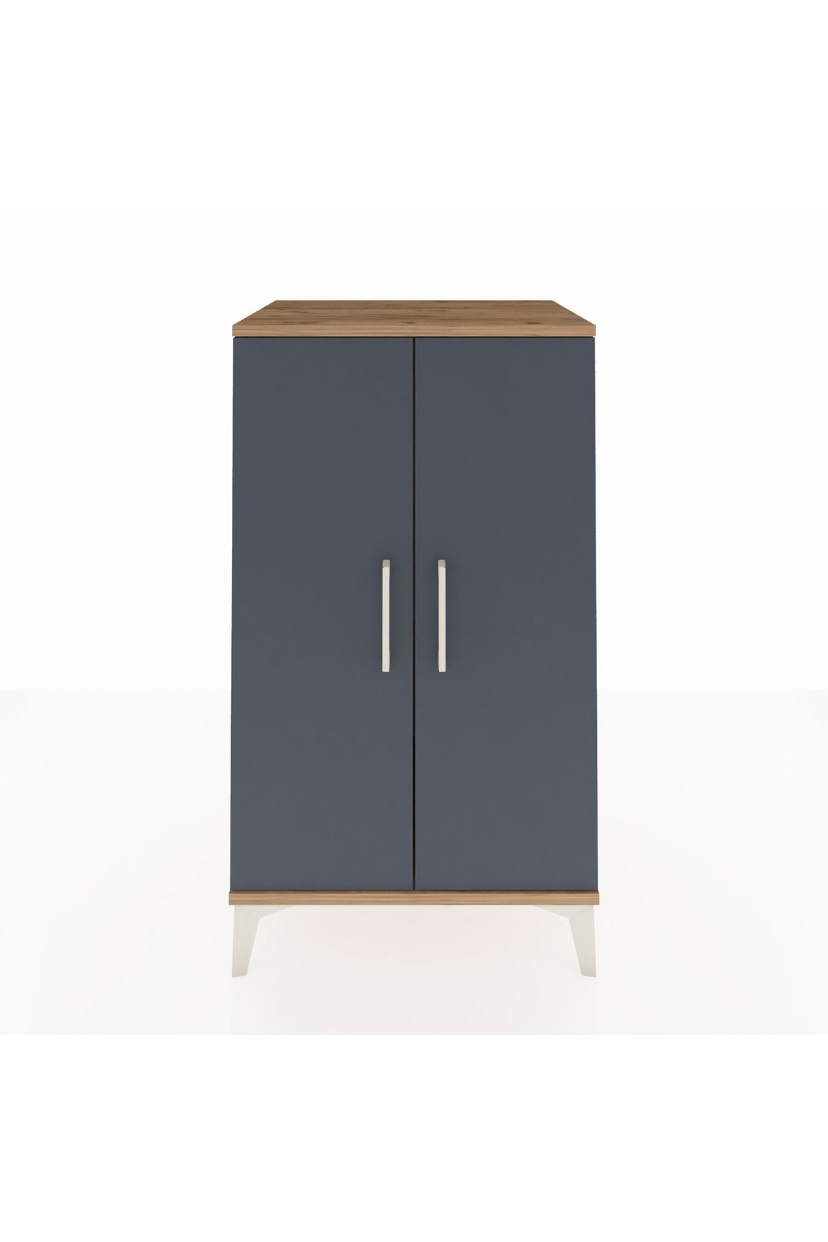 Hyperion Komodin Tek Raflı 2 Kapaklı 60x44x106 - S48M002V8B