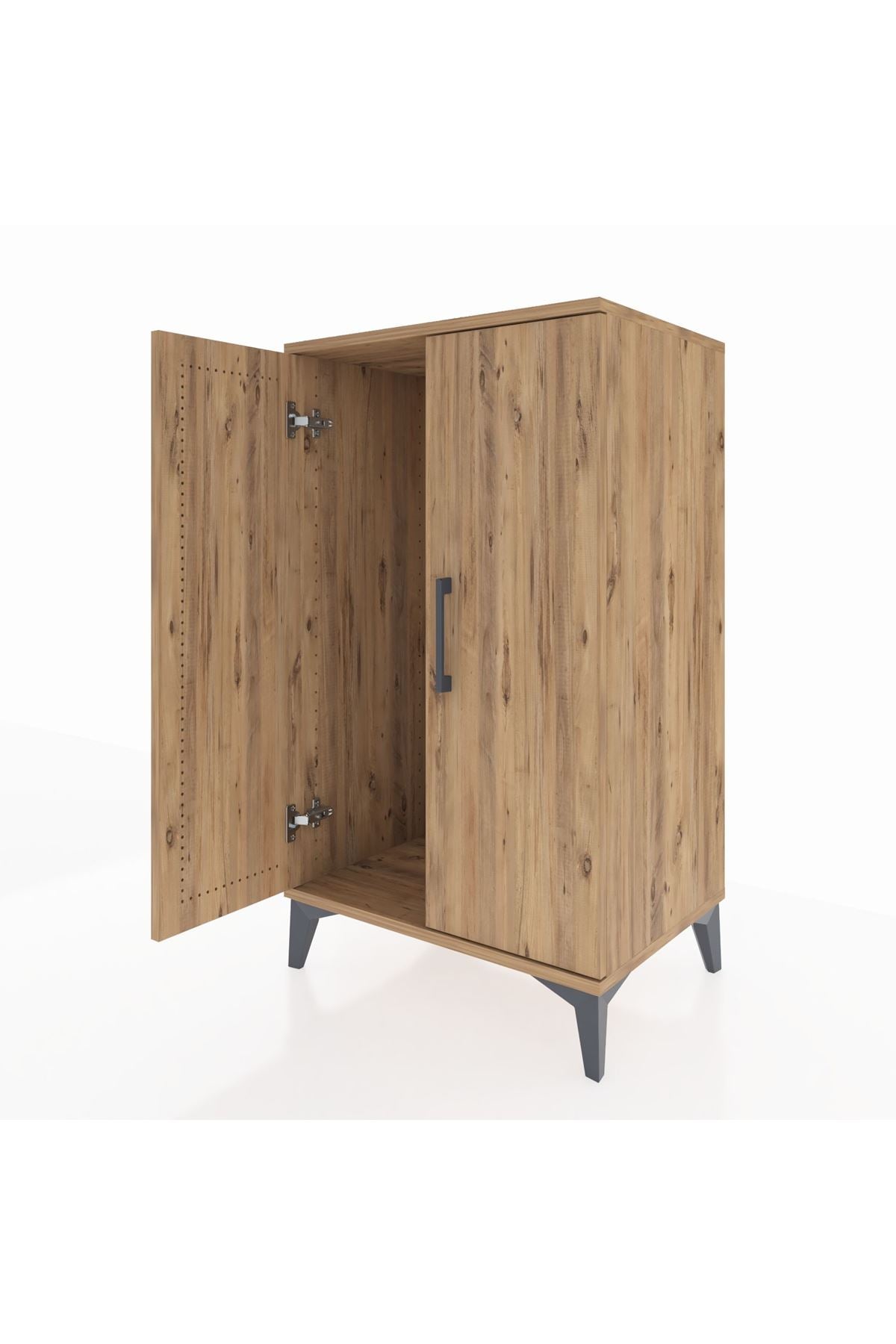 Hyperion Komodin Tek Raflı 2 Kapaklı 60x44x106 - S48M002V9B
