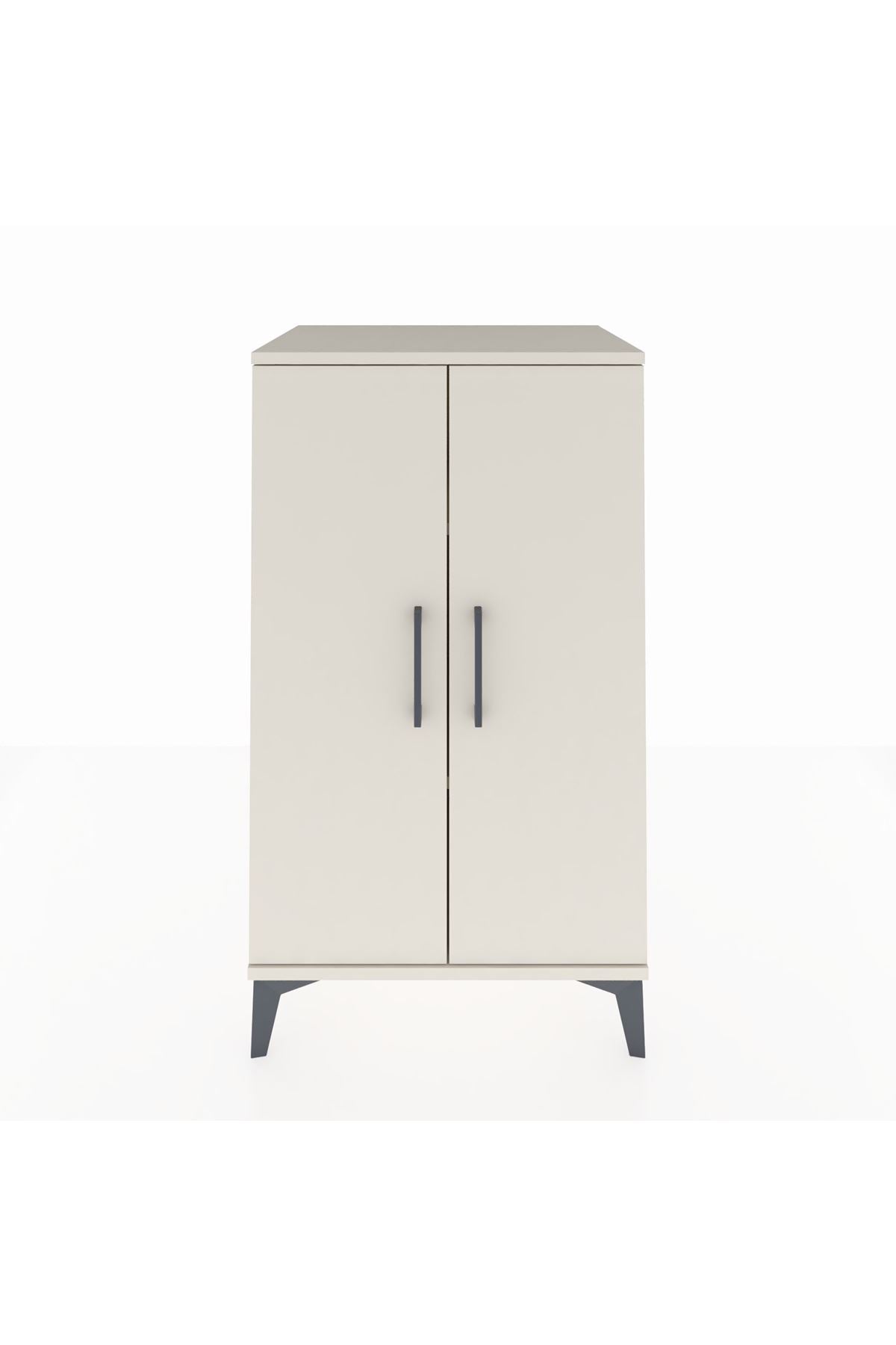 Hyperion Komodin 2 Raflı 2 Kapaklı 60x44x106 - S48M003V1B