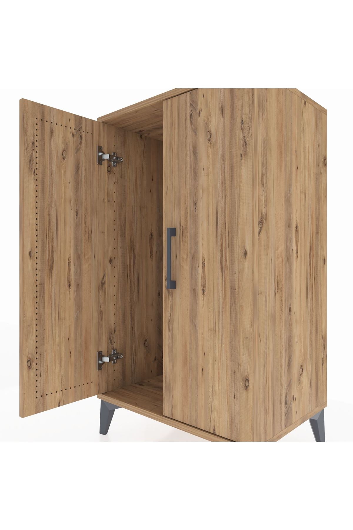 Hyperion Komodin Tek Raflı 2 Kapaklı 60x44x106 - S48M002V9B