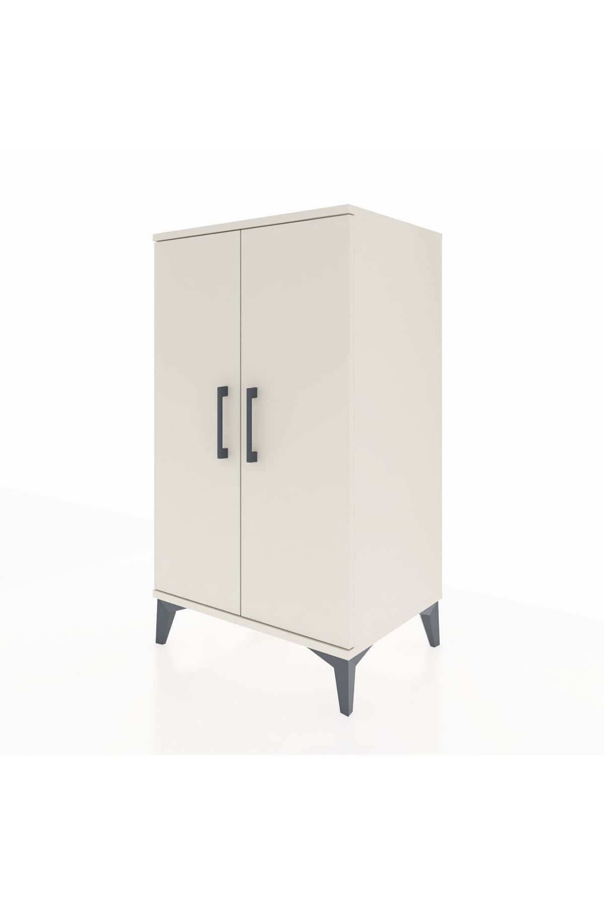 Hyperion Komodin 2 Raflı 2 Kapaklı 60x44x106 - S48M003V1B