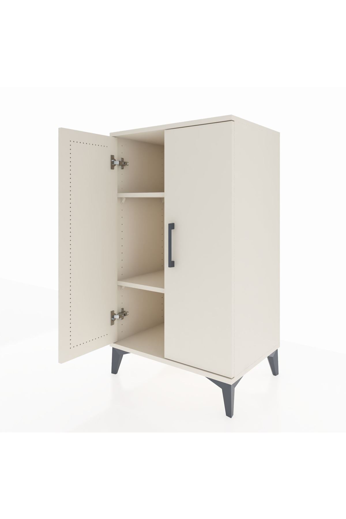 Hyperion Komodin 2 Raflı 2 Kapaklı 60x44x106 - S48M003V1B