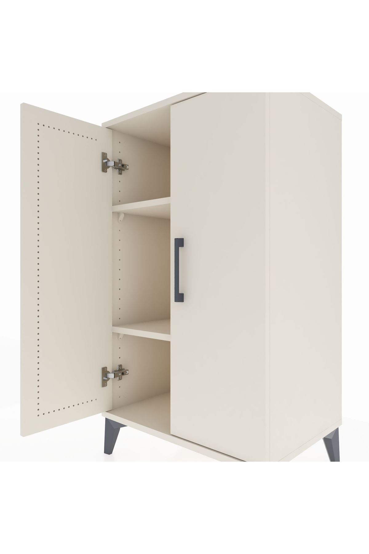 Hyperion Komodin 2 Raflı 2 Kapaklı 60x44x106 - S48M003V1B