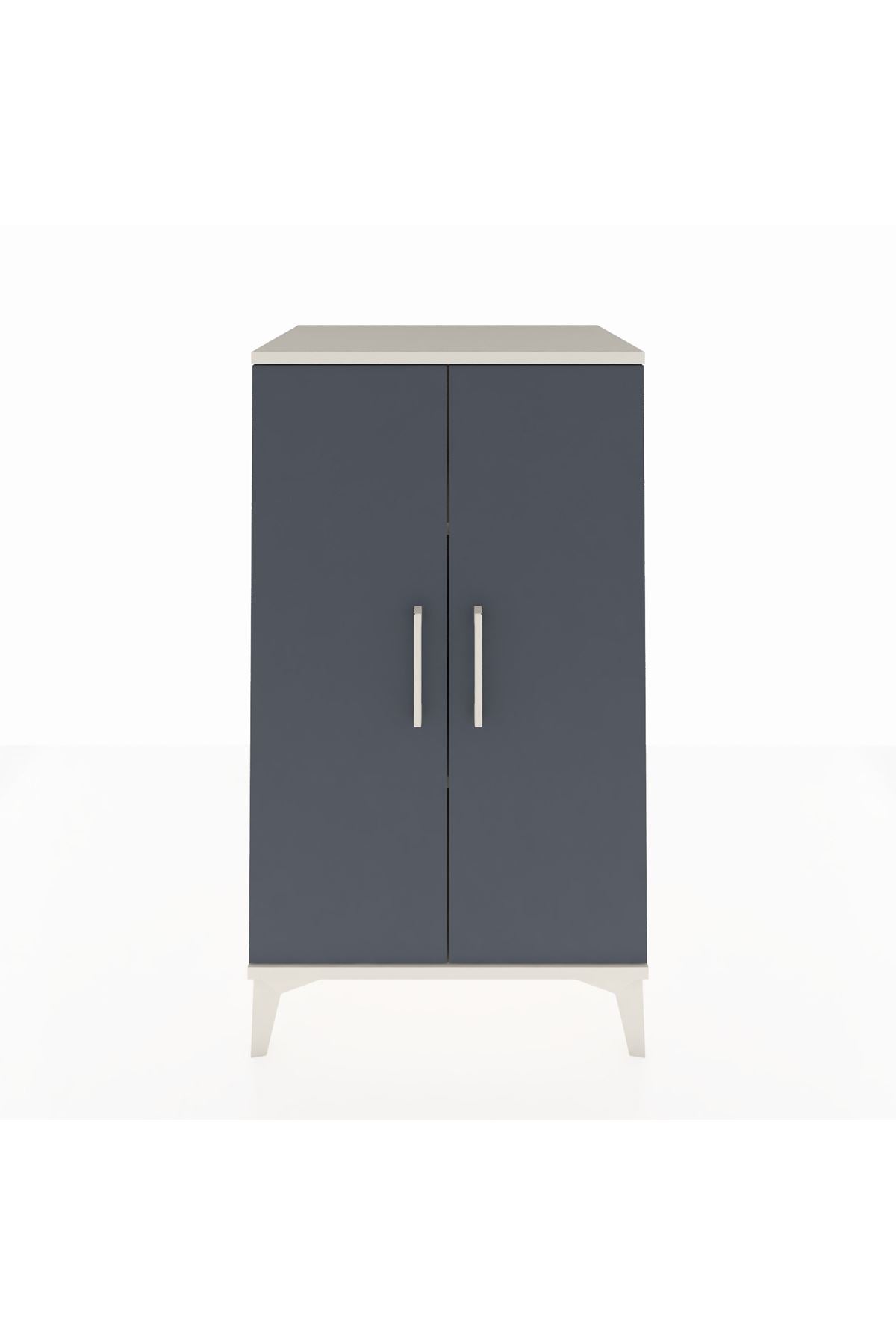 Hyperion Komodin 2 Raflı 2 Kapaklı 60x44x106 - S48M003V2B