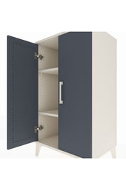 Hyperion Komodin 2 Raflı 2 Kapaklı 60x44x106 - S48M003V2B