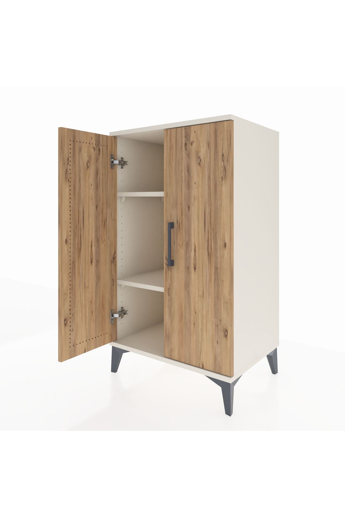 Hyperion Komodin 2 Raflı 2 Kapaklı 60x44x106 - S48M003V3B