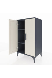 Hyperion Komodin 2 Raflı 2 Kapaklı 60x44x106 - S48M003V4B