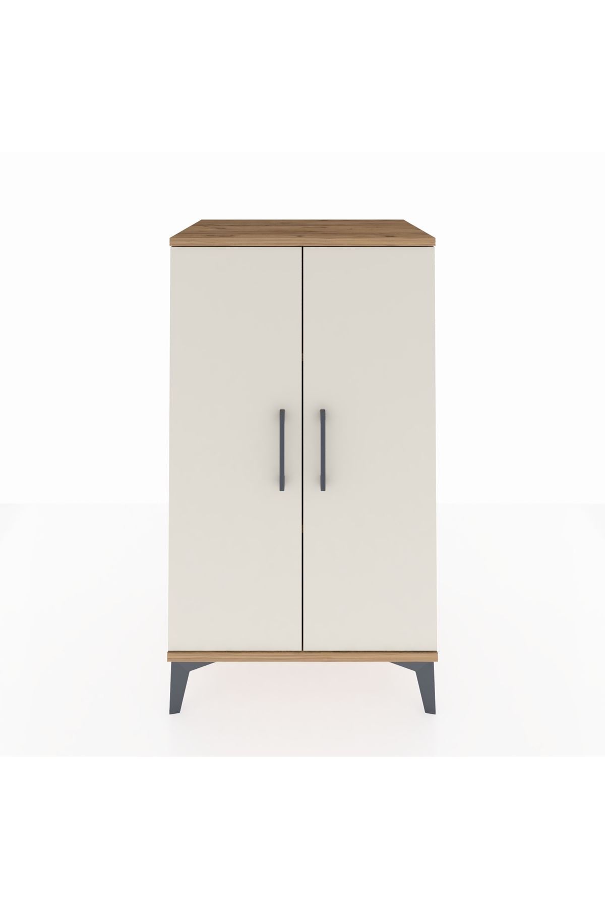 Hyperion Komodin 2 Raflı 2 Kapaklı 60x44x106 - S48M003V7B