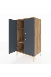 Hyperion Komodin 2 Raflı 2 Kapaklı 60x44x106 - S48M003V8B