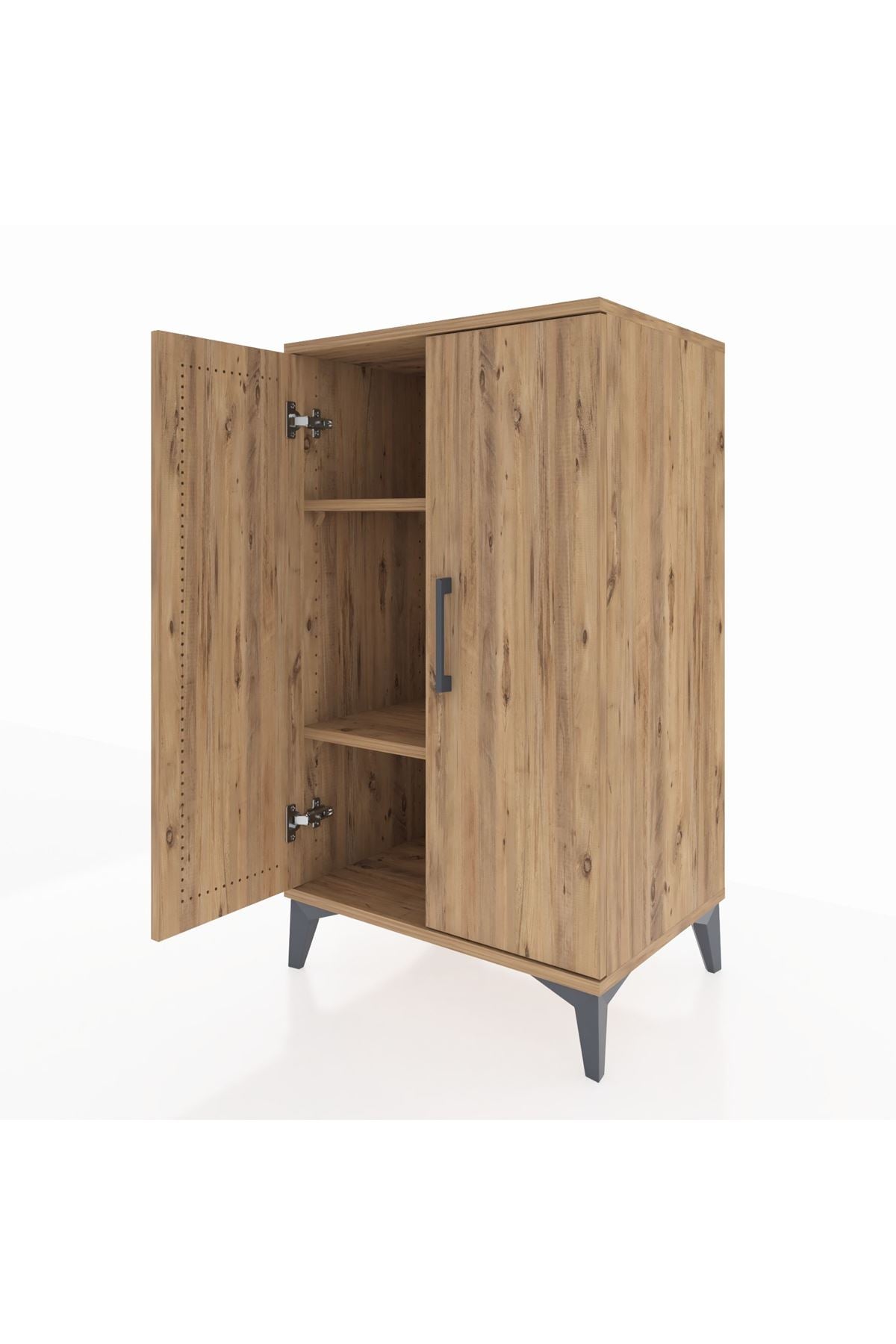 Hyperion Komodin 2 Raflı 2 Kapaklı 60x44x106 - S48M003V9B
