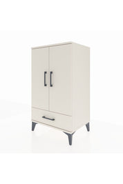 Hyperion Komodin 3 Raflı Tek Çekmeceli 2 Kapaklı 60x44x106 - S48M004V1B