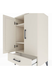 Hyperion Komodin 3 Raflı Tek Çekmeceli 2 Kapaklı 60x44x106 - S48M004V1B