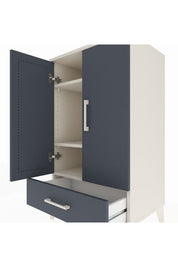 Hyperion Komodin 3 Raflı Tek Çekmeceli 2 Kapaklı 60x44x106 - S48M004V2B
