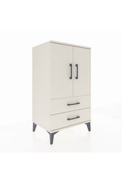 Hyperion Komodin 2 Raflı 2 Çekmeceli 2 Kapaklı 60x44x106 - S48M007V1B